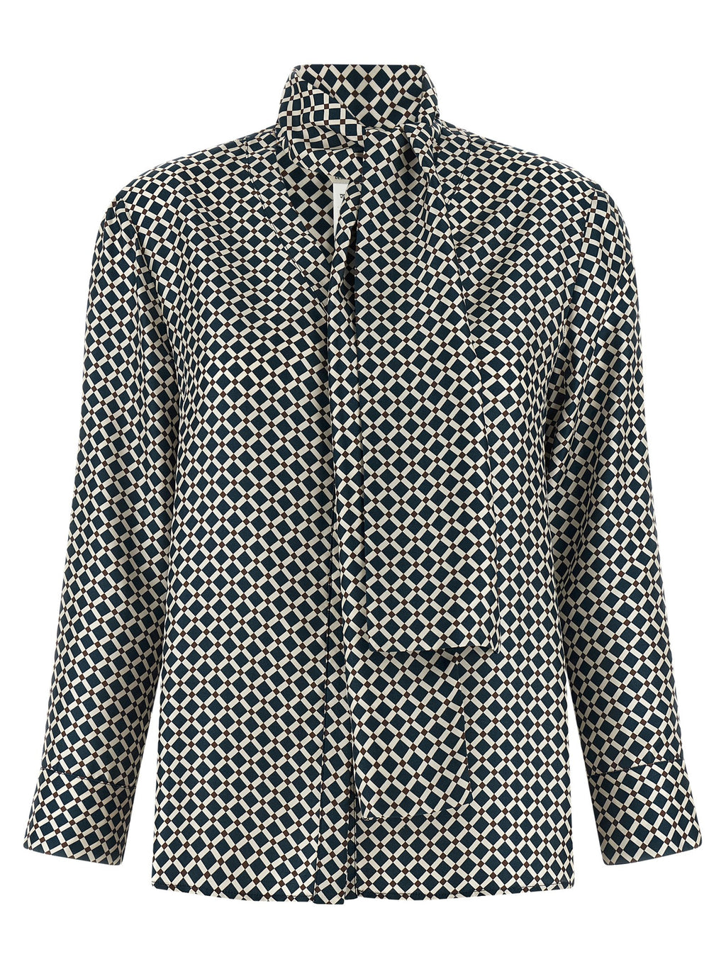 'S Max Mara Blue Silk Blouse
