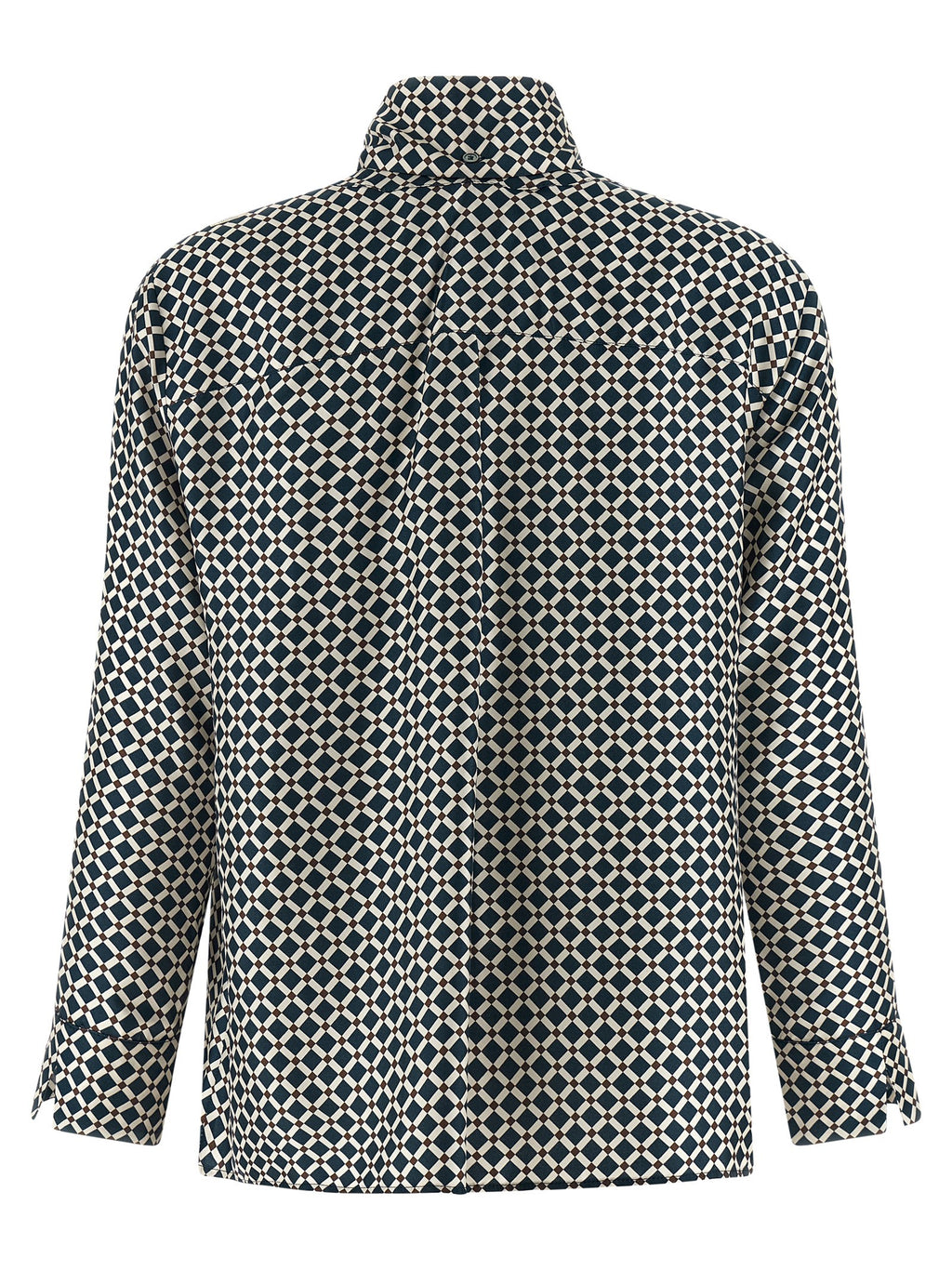 'S Max Mara Blue Silk Blouse