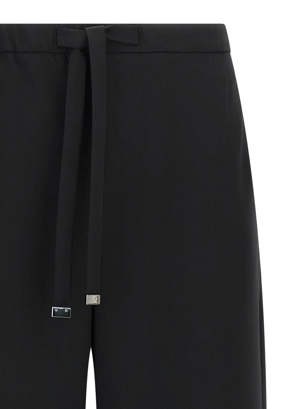 'S Max Mara Black Virgin Wool Joggers (Workout Pants)