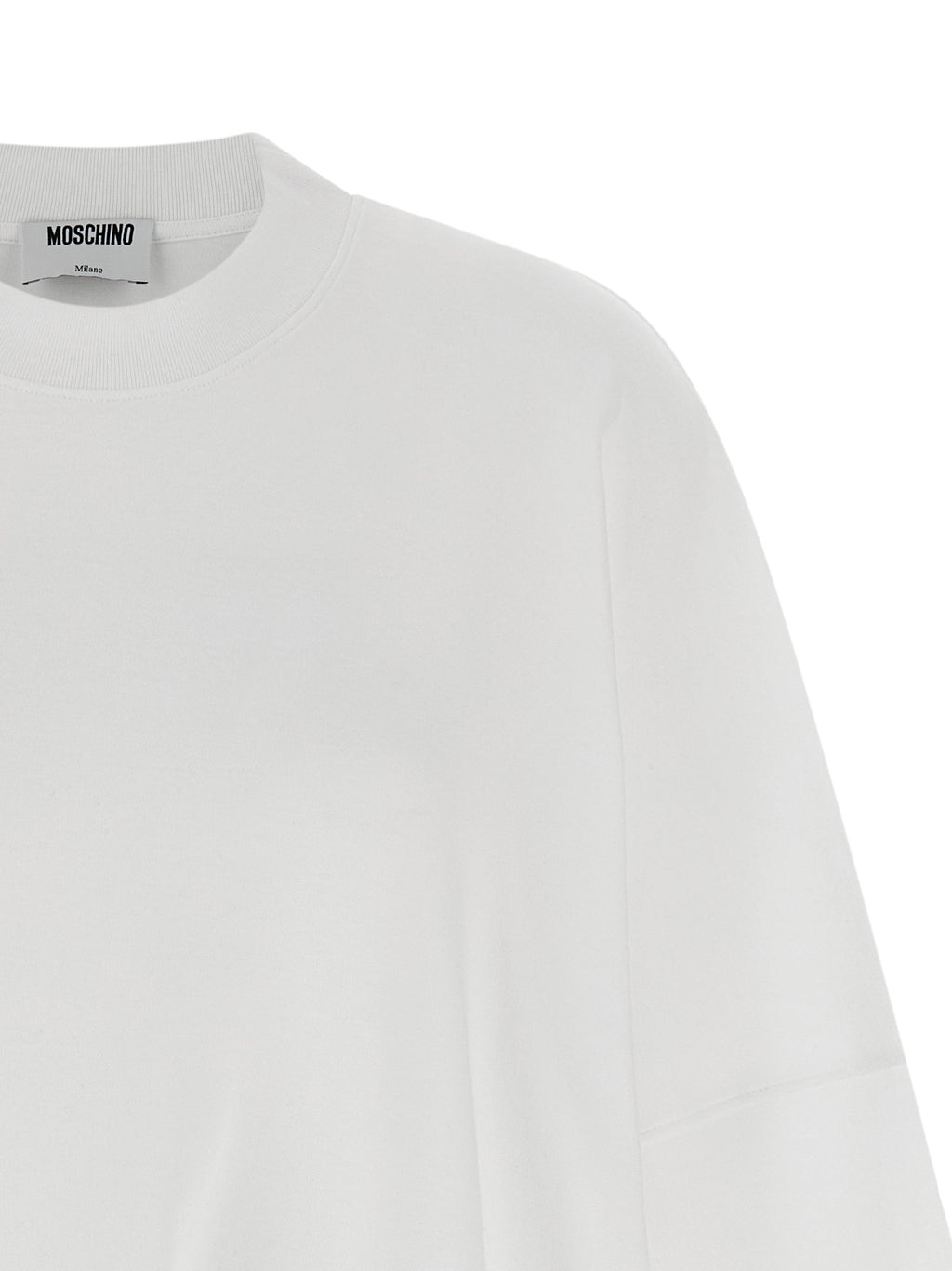 Moschino White Cotton Short Dress
