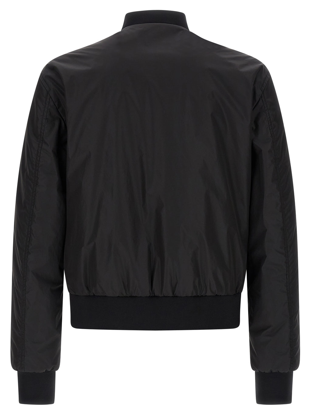 Dolce & Gabbana Black Polyamide Bomber