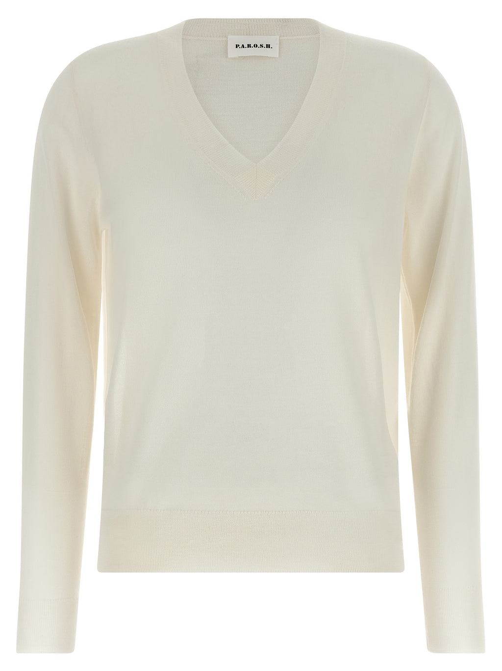 P.A.R.O.S.H. White Wool Cardigan
