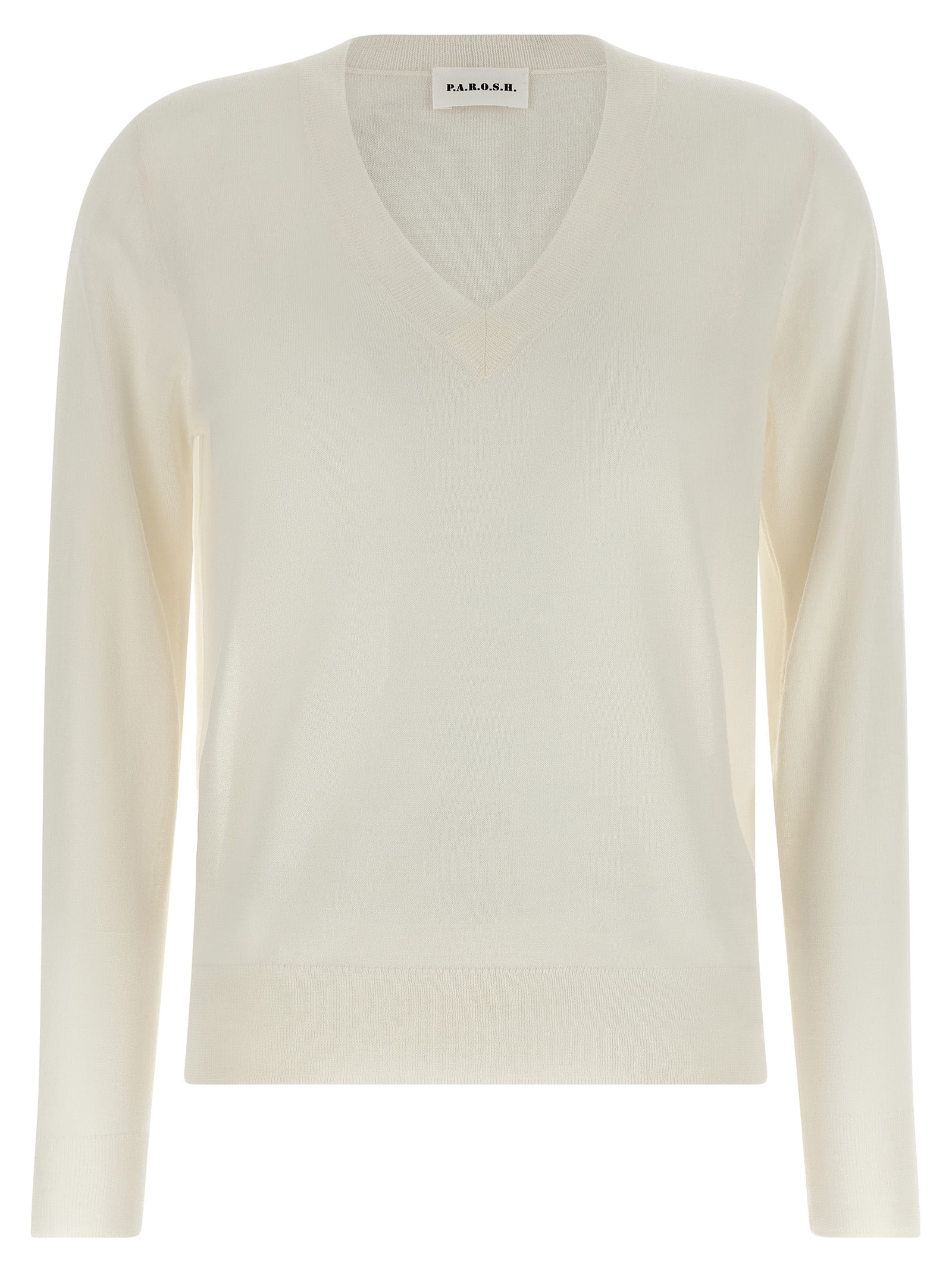 P.A.R.O.S.H. White Wool Cardigan