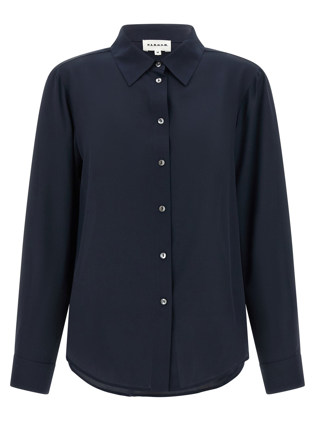 P.A.R.O.S.H. Blue Silk Blouse