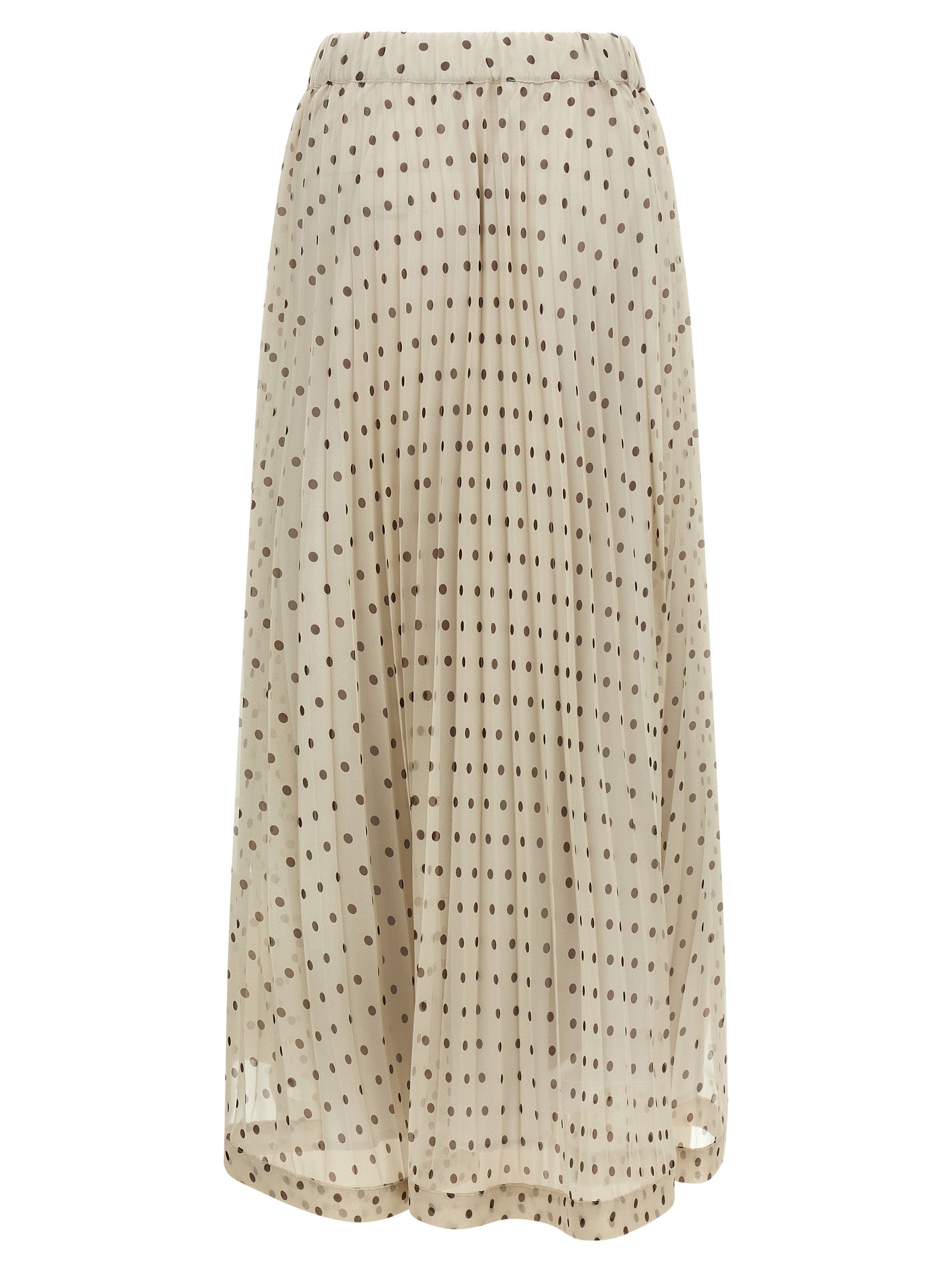 P.A.R.O.S.H. Beige Polyester Mini Skirt