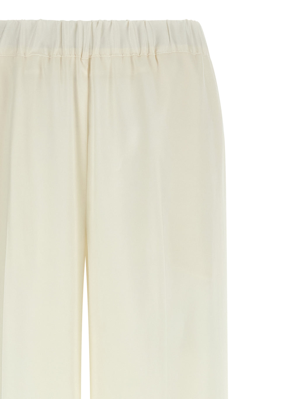 P.A.R.O.S.H. White Polyester Casual Pants