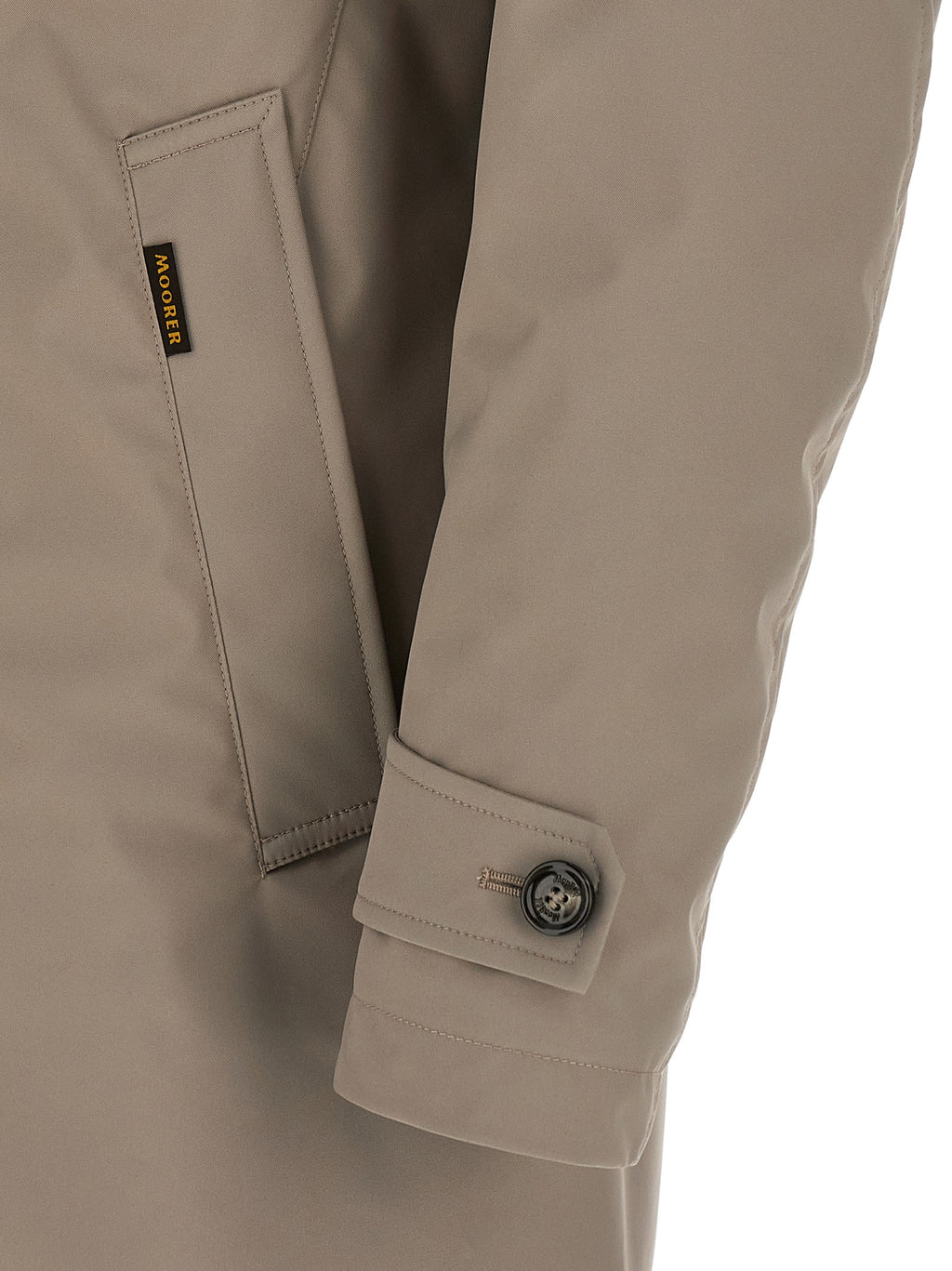 MooRER Gray Polyester Shell Jacket
