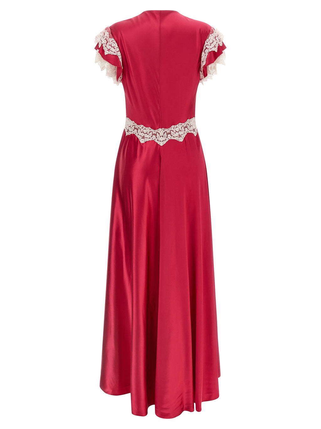 Alberta Ferretti Fuchsia Viscose Long Dress