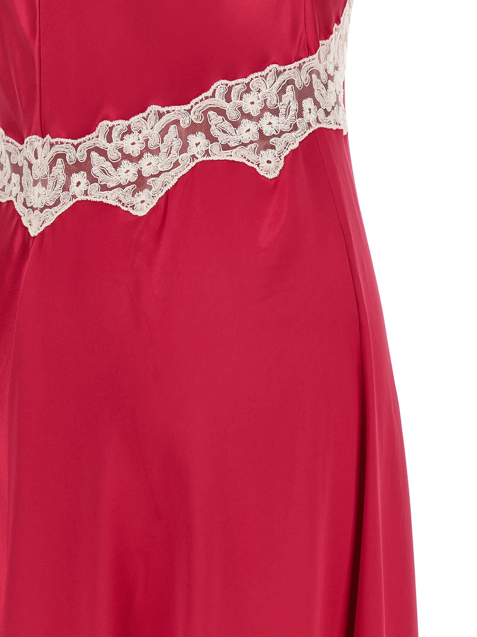 Alberta Ferretti Fuchsia Viscose Long Dress