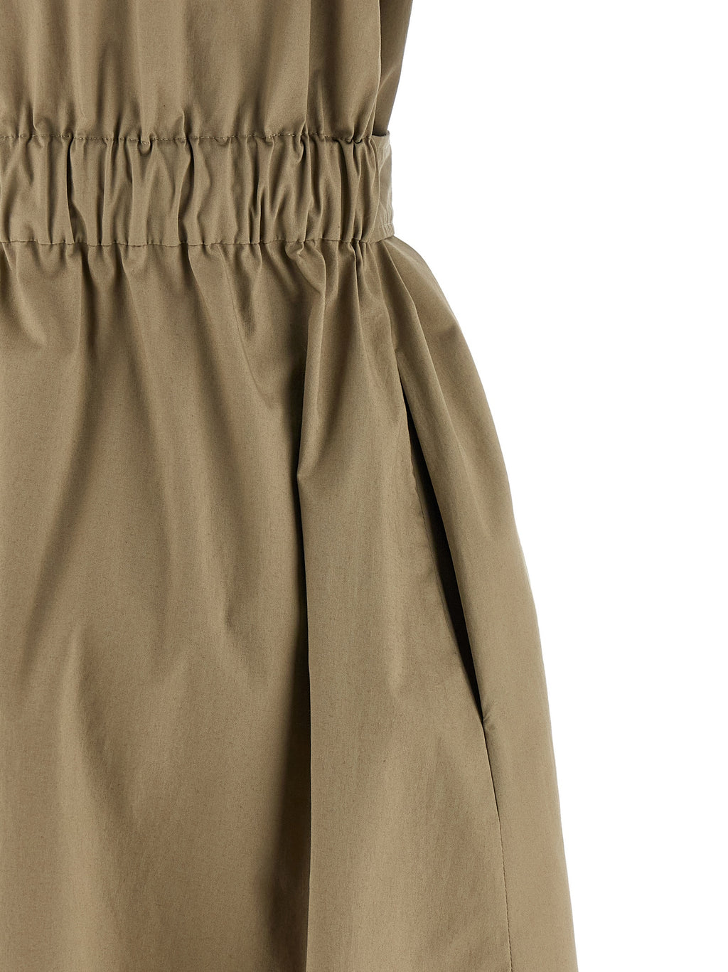 Peserico Bicolor Cotton Midi Dress
