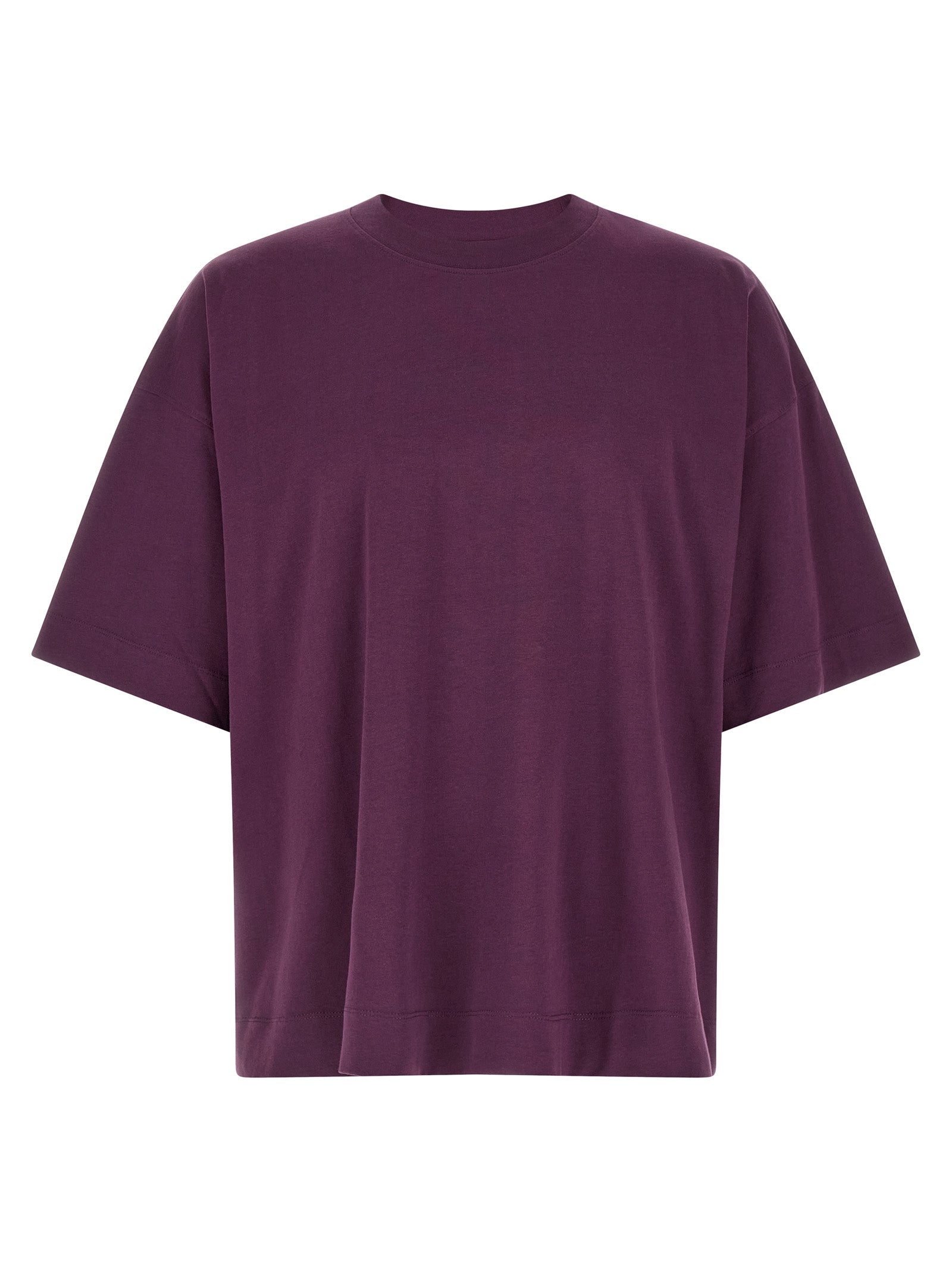 Dries Van Noten Purple Cotton T-Shirt