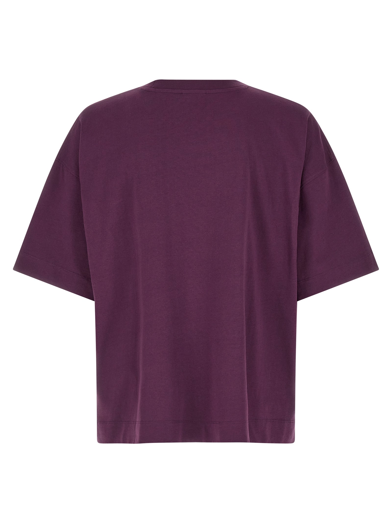 Dries Van Noten Purple Cotton T-Shirt