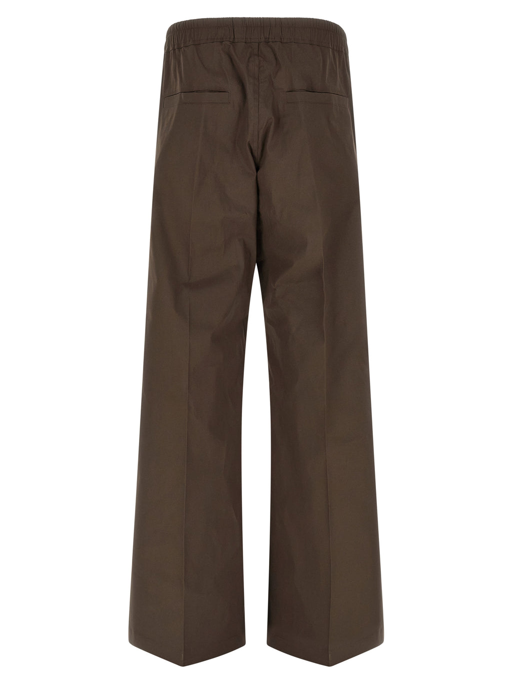 Rick Owens Brown Cotton Cargo Pants