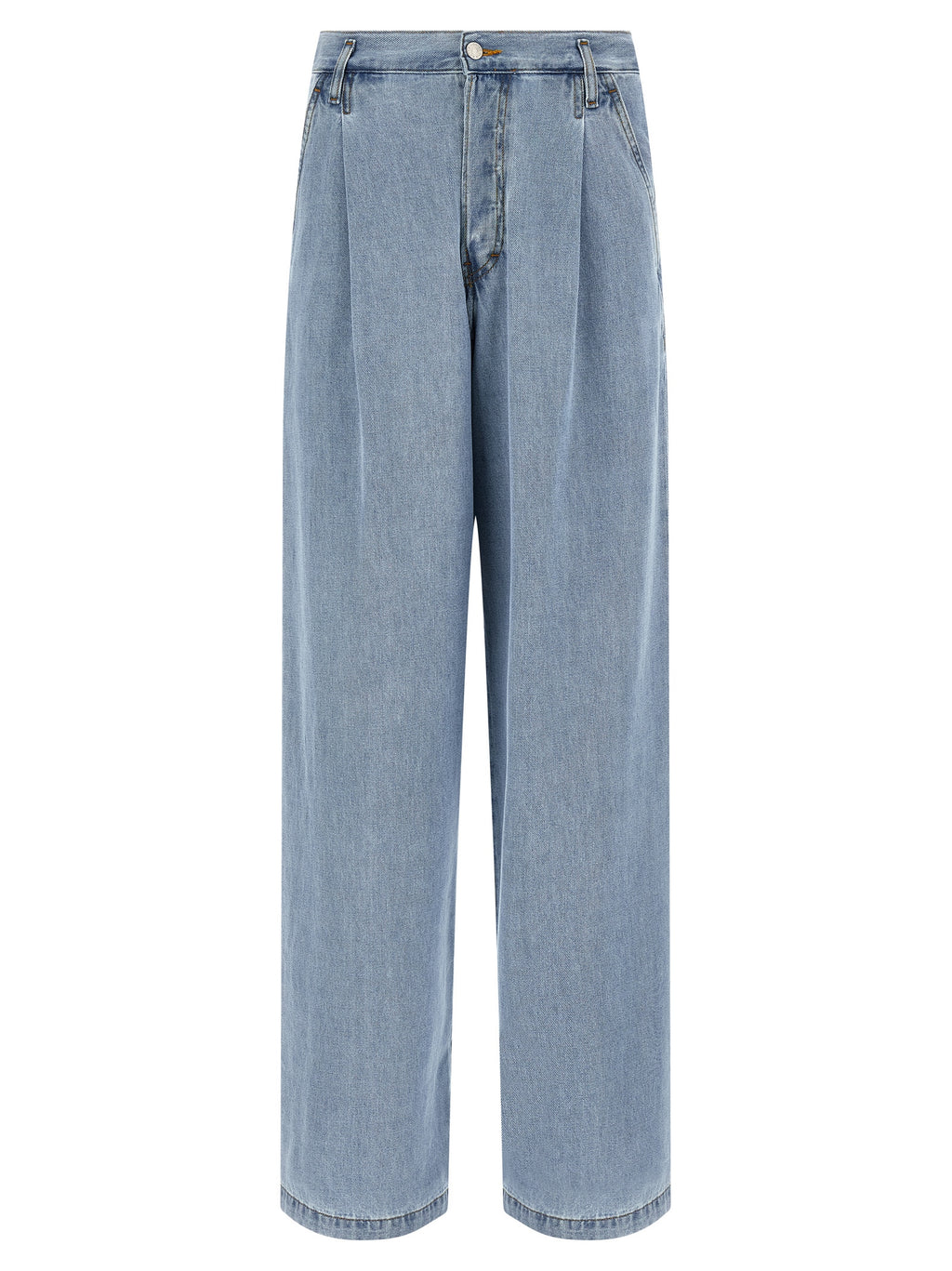 Dries Van Noten Blue Cotton Jeans Denim
