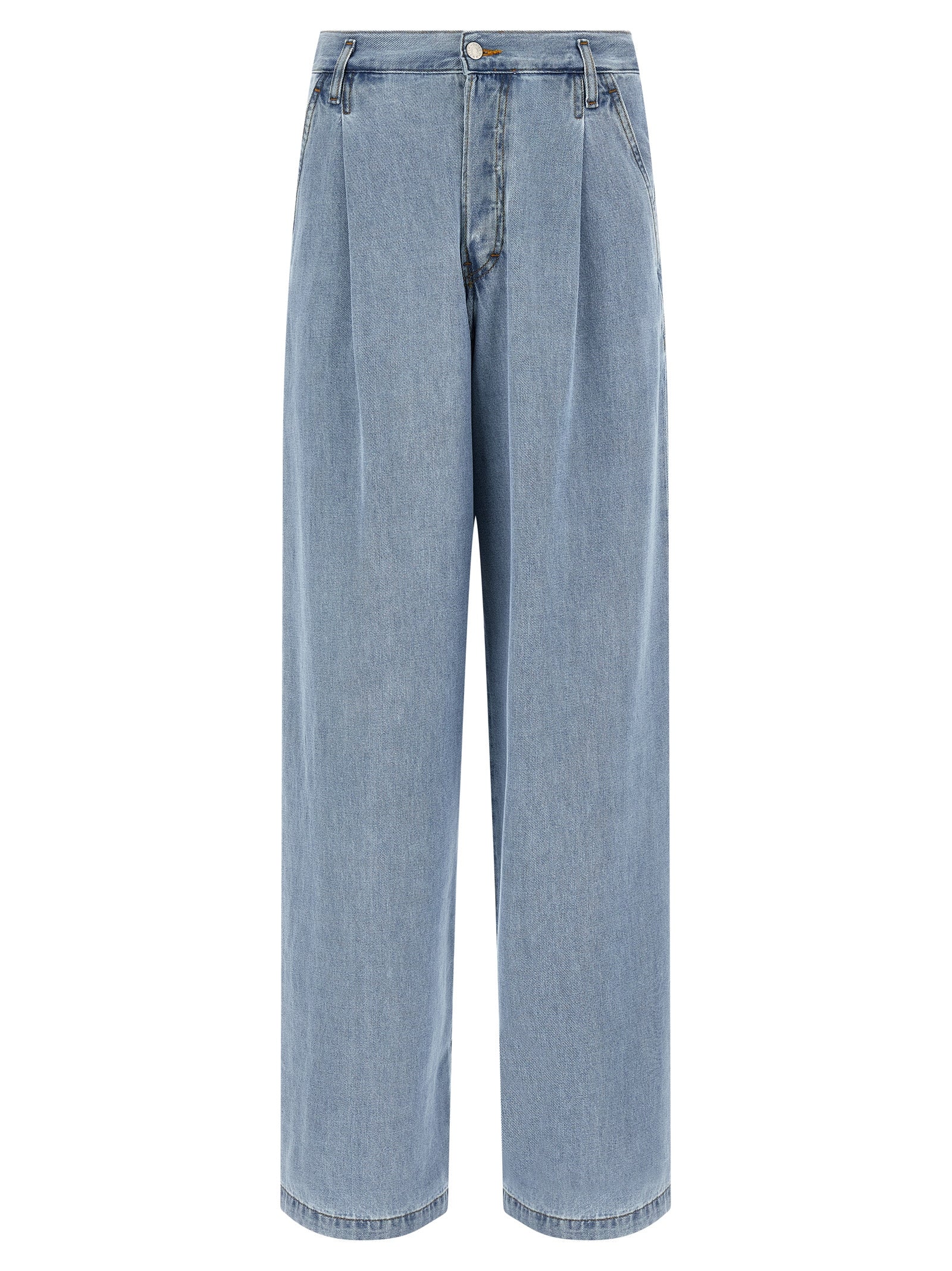 Dries Van Noten Blue Cotton Jeans Denim
