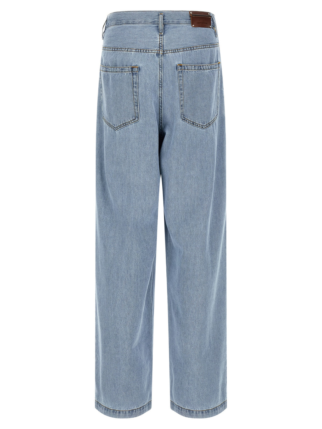 Dries Van Noten Blue Cotton Jeans Denim
