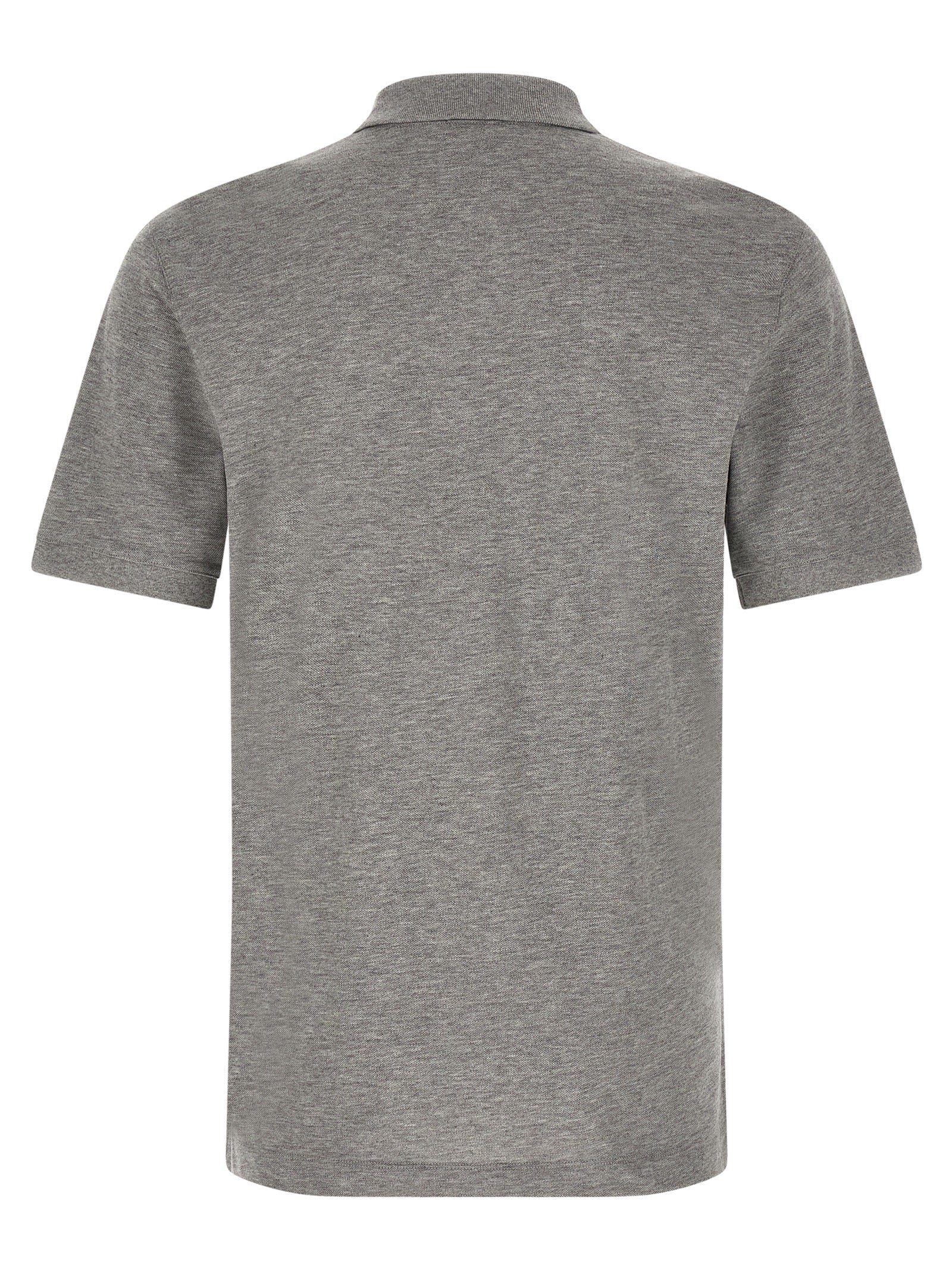 Hugo Boss Gray Cotton Polo Shirt