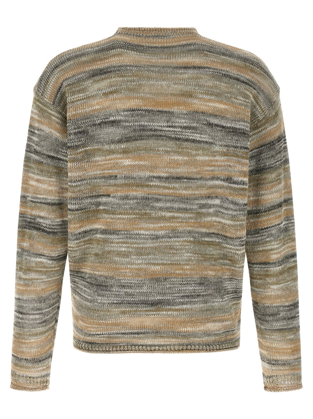 Roberto Collina Gray Linen Cardigan