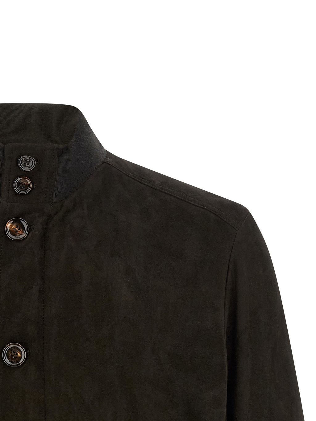 MooRER Brown Lamb Leather Leather Jacket