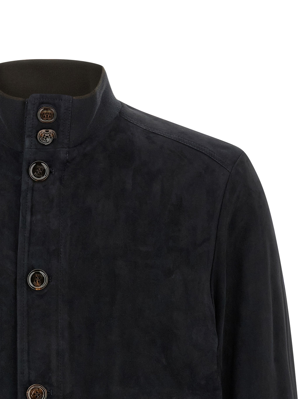 MooRER Blue Lamb Leather Leather Jacket