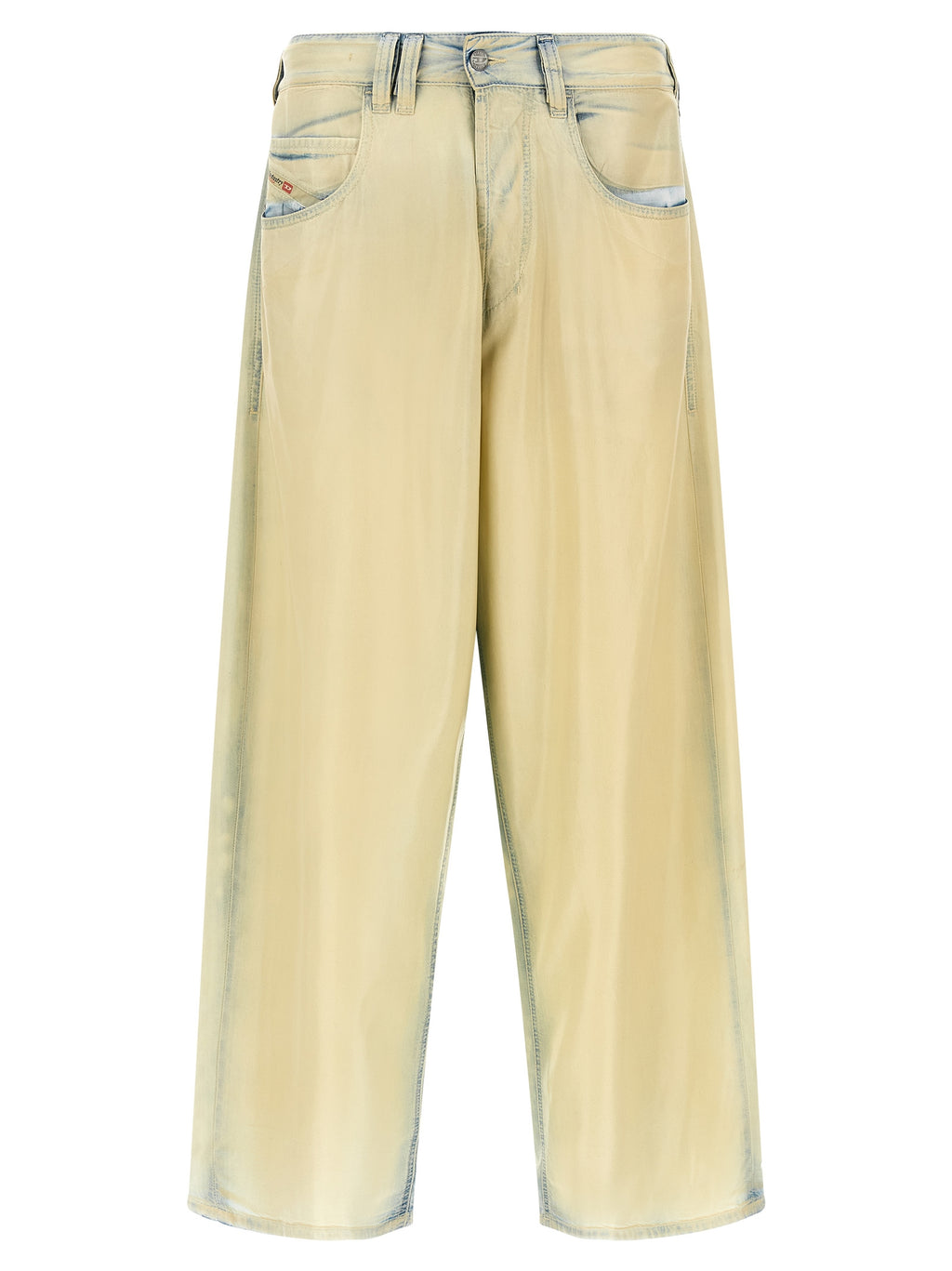 Diesel Beige Lyocell Jeans Denim