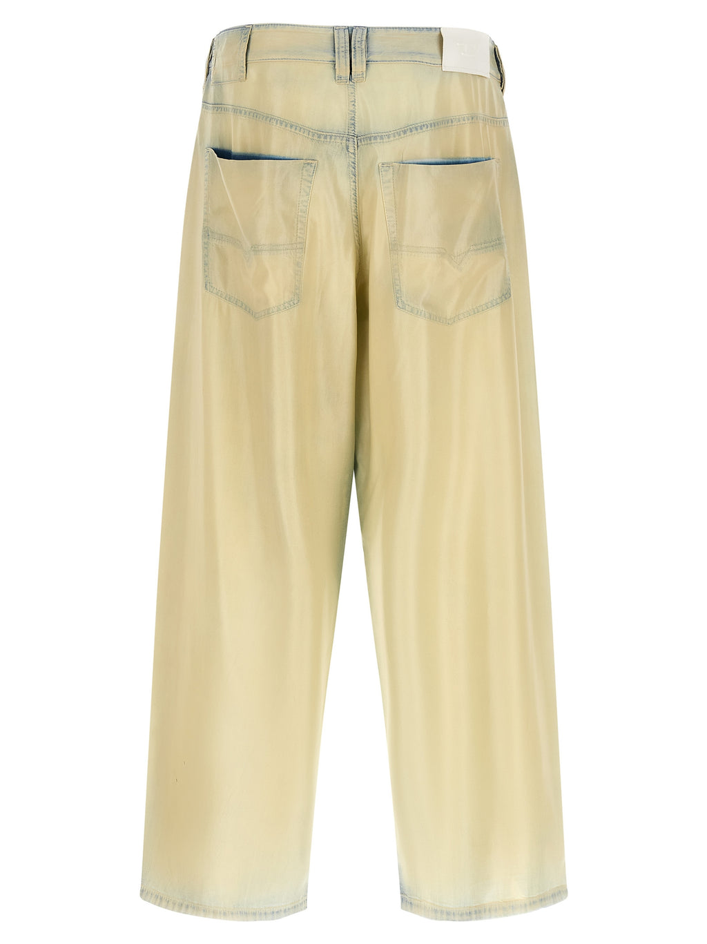 Diesel Beige Lyocell Jeans Denim
