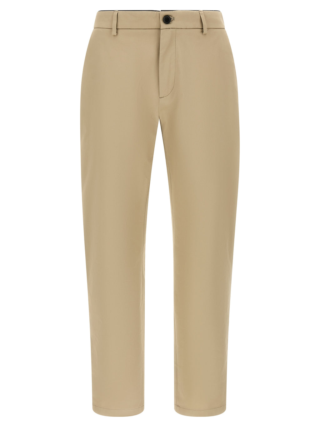 Department 5 Beige Cotton Cropped Pants