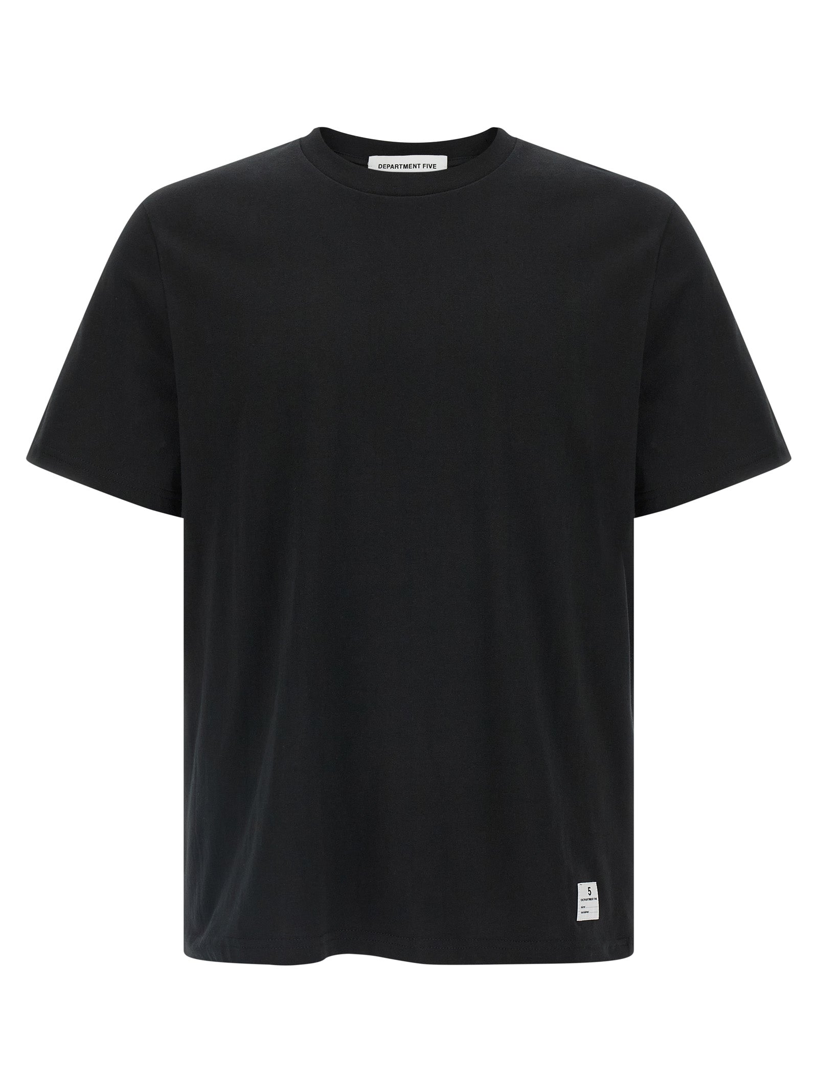 Department 5 Black Organic Cotton T-Shirt