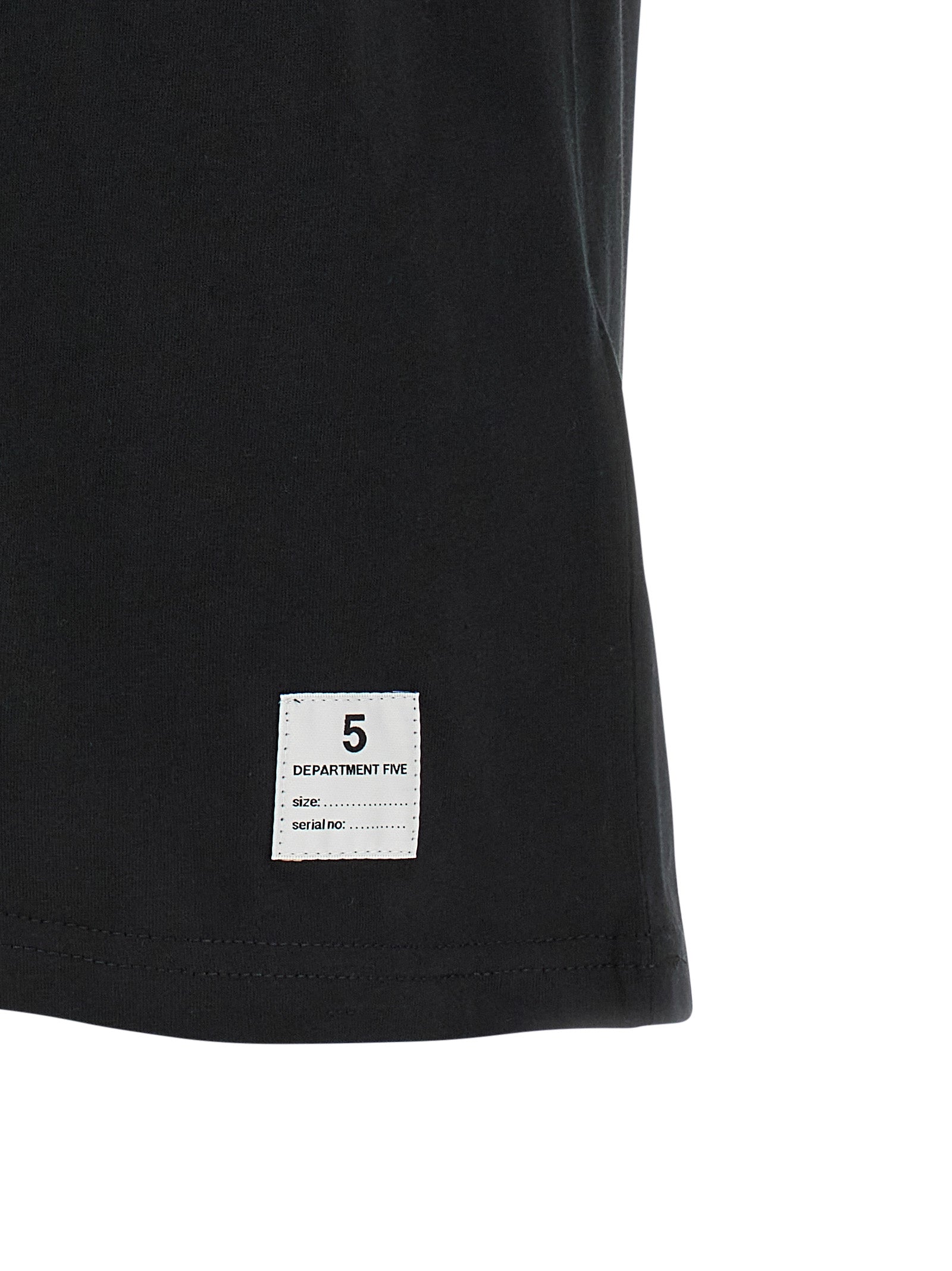 Department 5 Black Organic Cotton T-Shirt