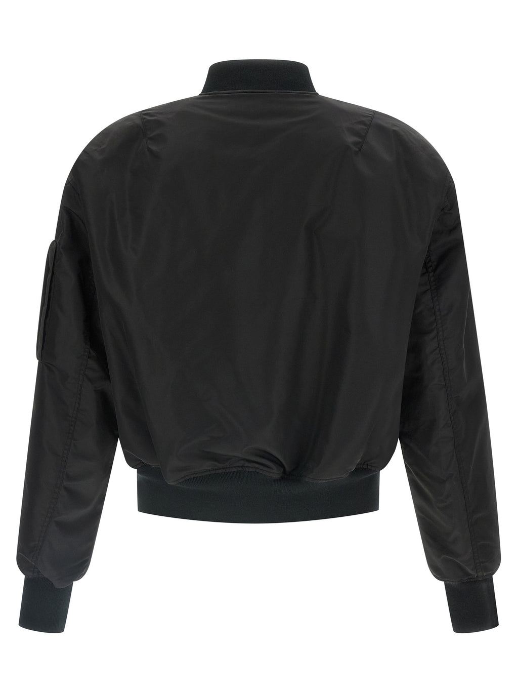Entire Studios Black Nylon Bomber