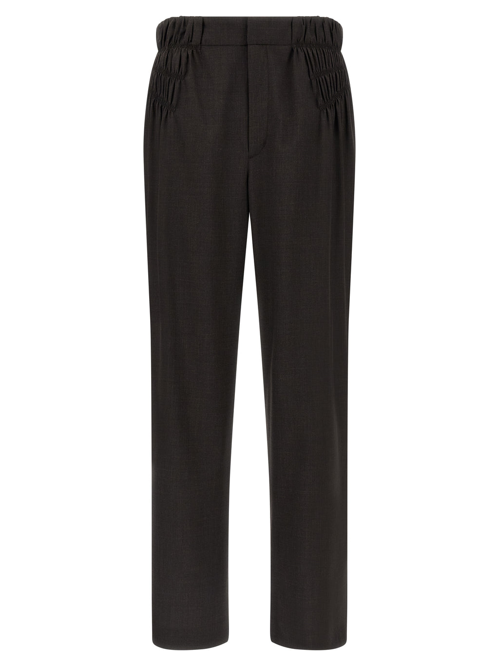 Kiko Kostadinov Brown Virgin Wool Casual Pants