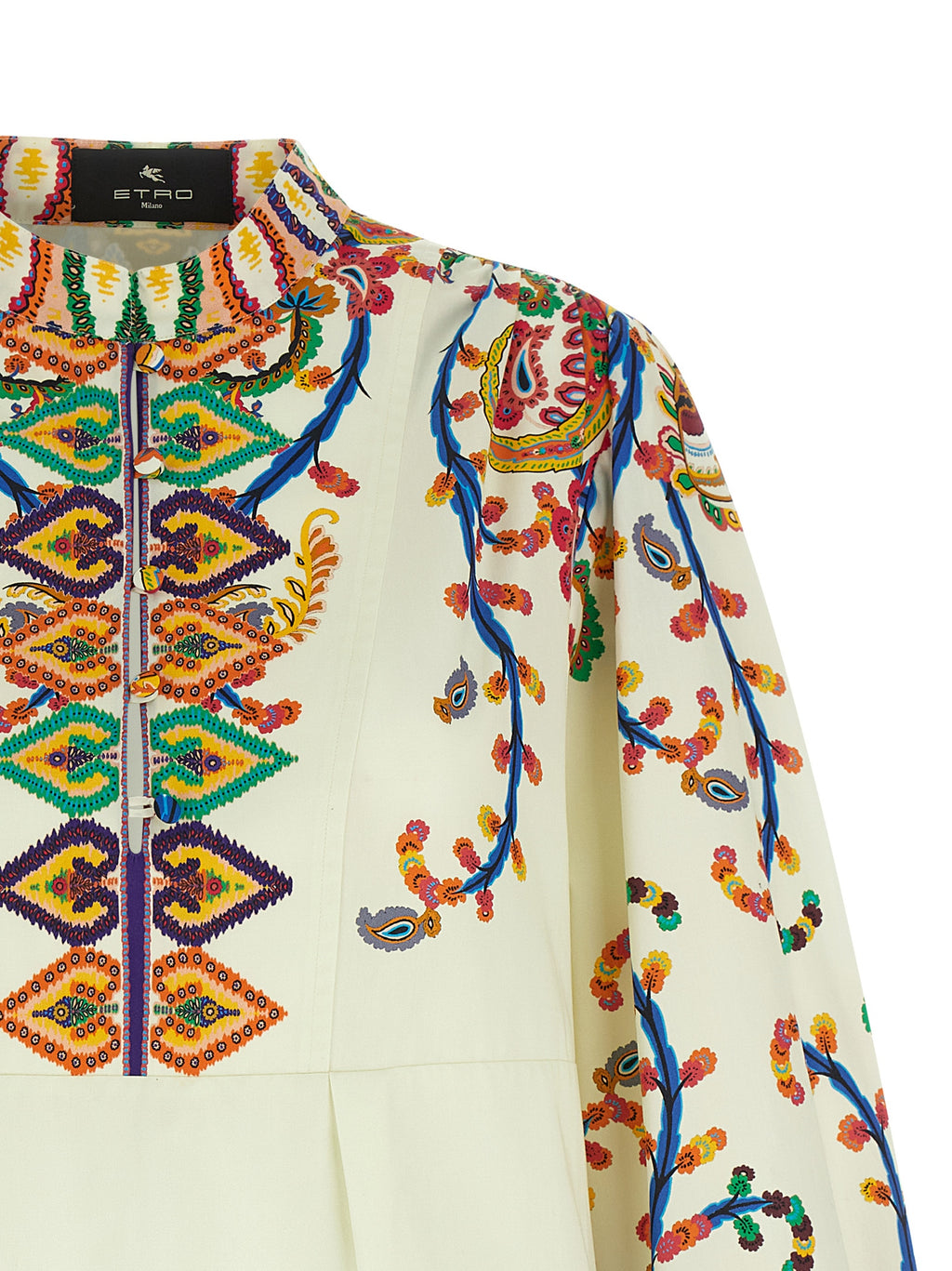 Etro Multicolor Cotton Short Dress