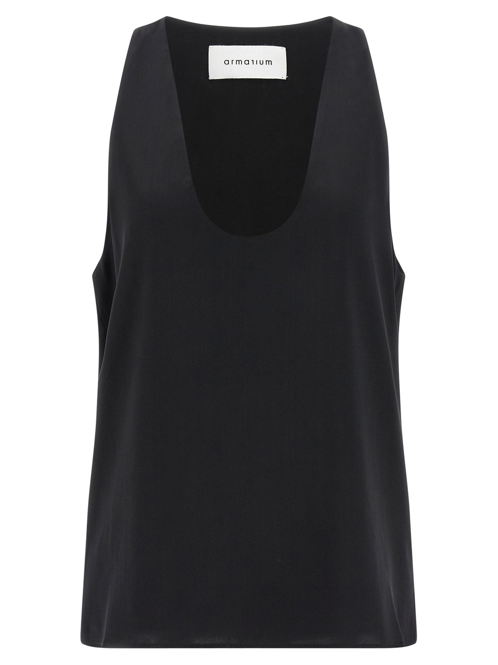 Armarium Black Silk Tank Tops