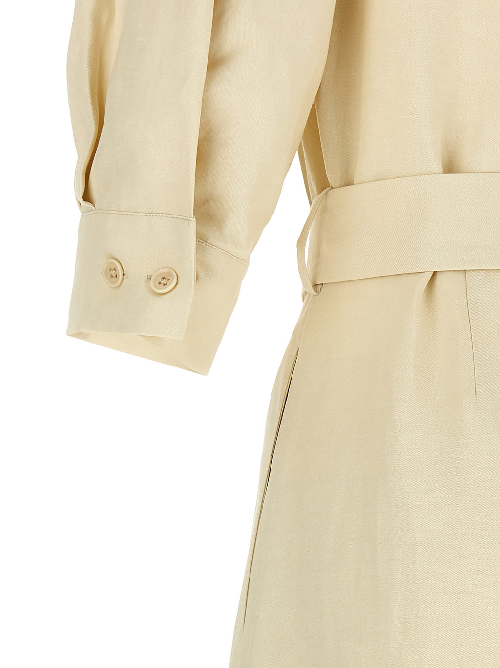 P.A.R.O.S.H. Beige Viscose Long Dress