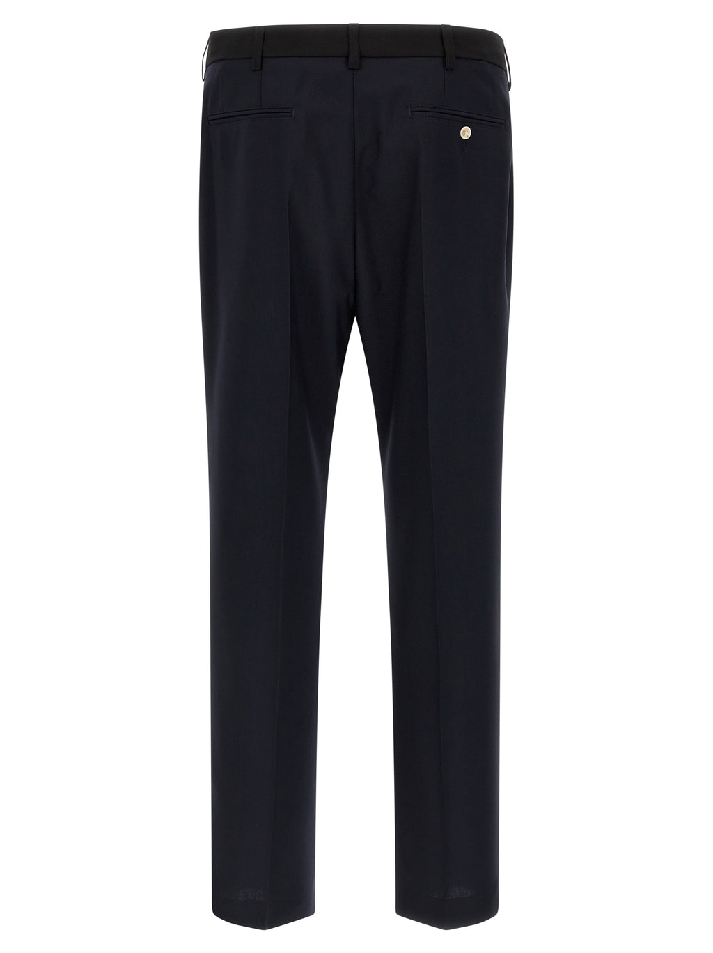 Marni Blue Virgin Wool Casual Pants