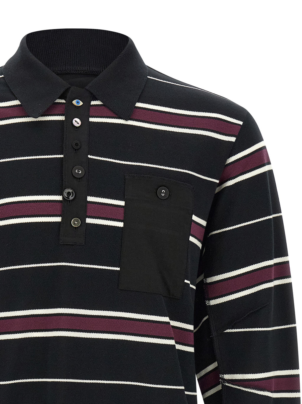 Undercover Multicolor Cotton Polo Shirt