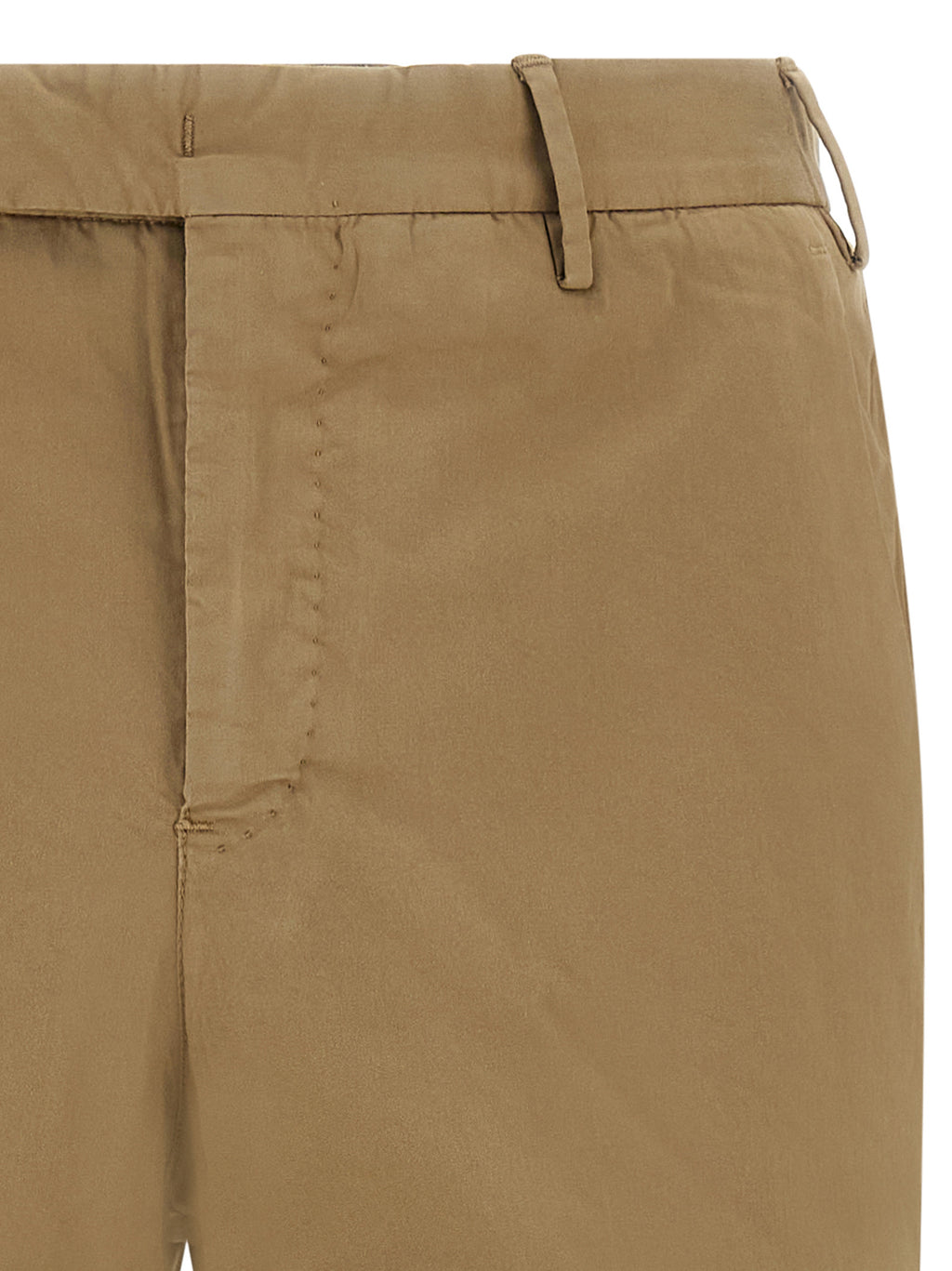 PT Torino Brown Cotton Dress Pants