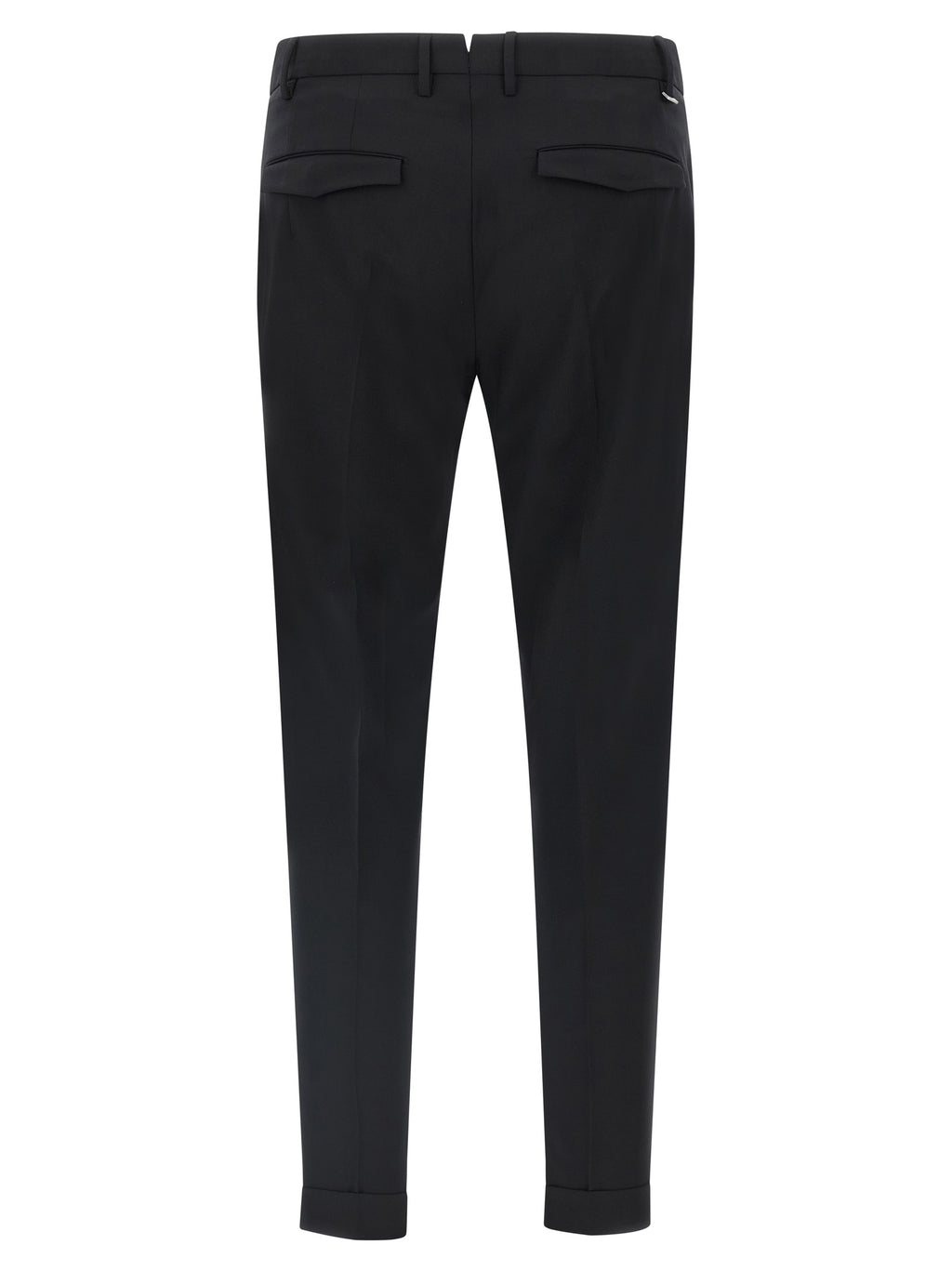PT Torino Black Virgin Wool Dress Pants