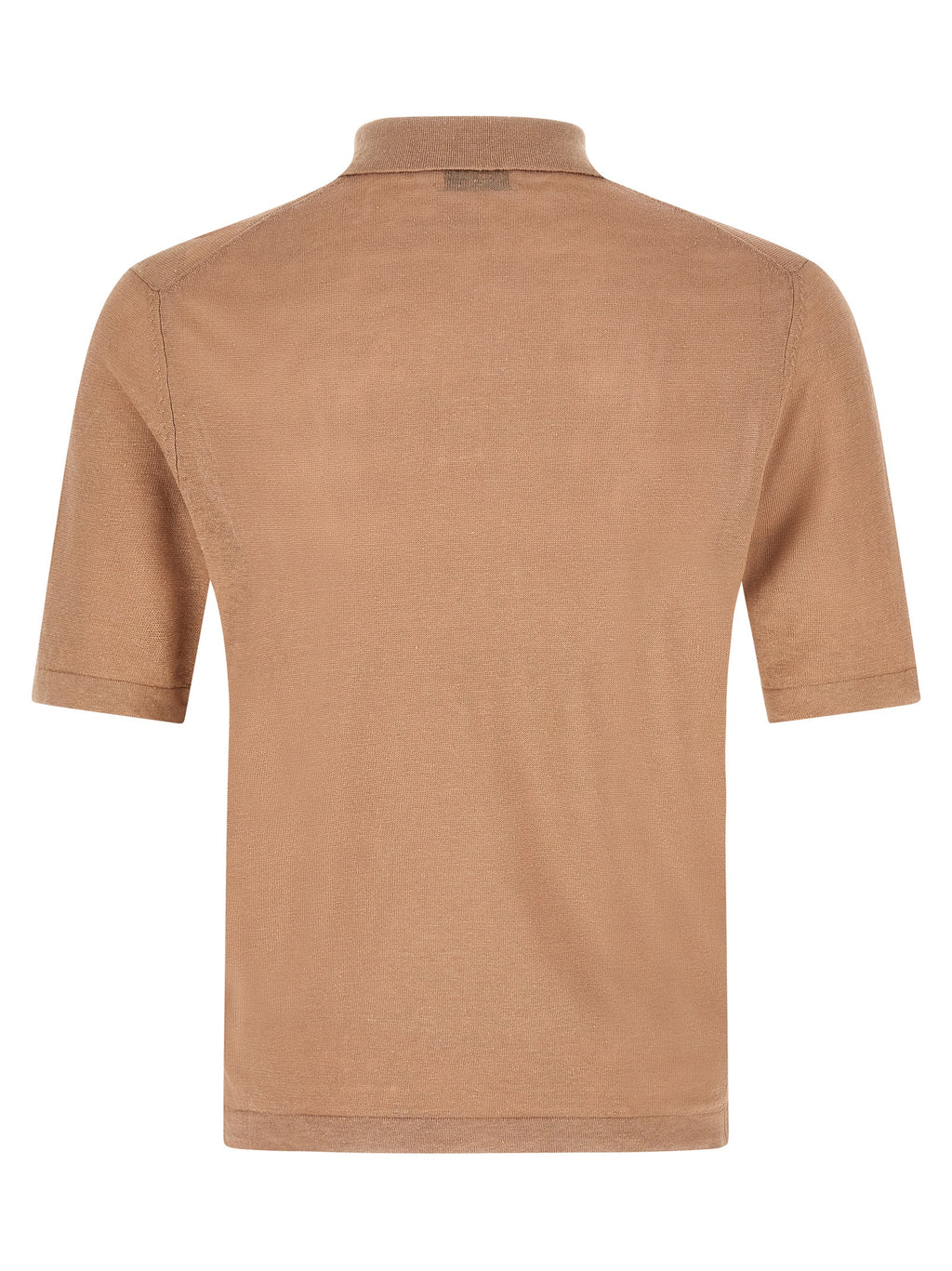 Ballantyne Beige Linen Polo Shirt