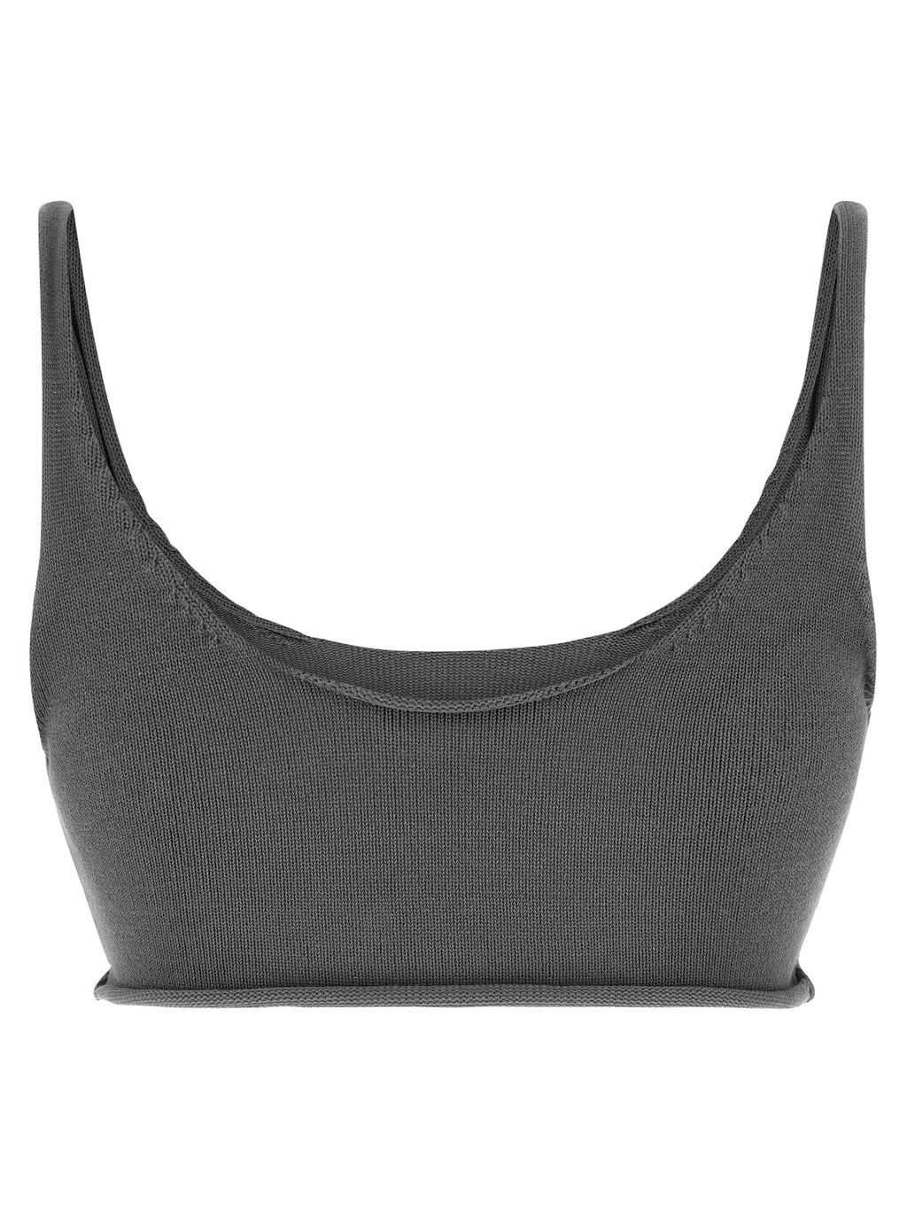 Entire Studios Gray Cotton Sport Bra