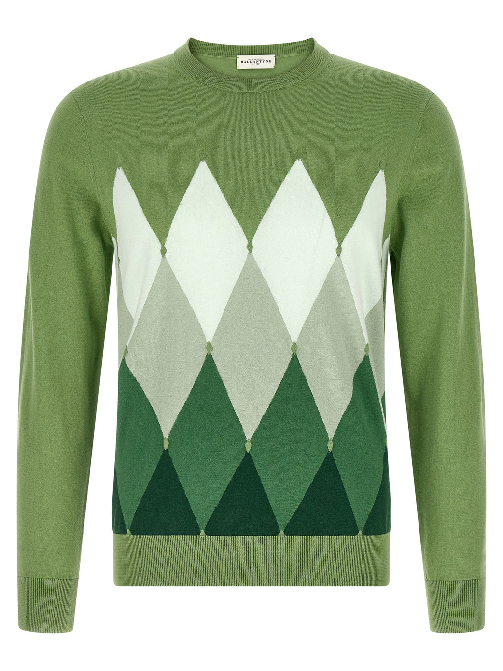 Ballantyne Bicolor Cotton Cardigan