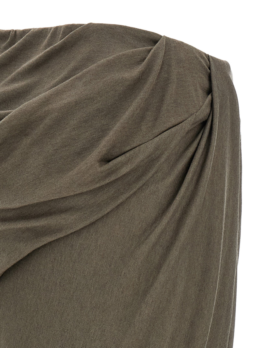 Entire Studios Gray Tencel Mini Skirt