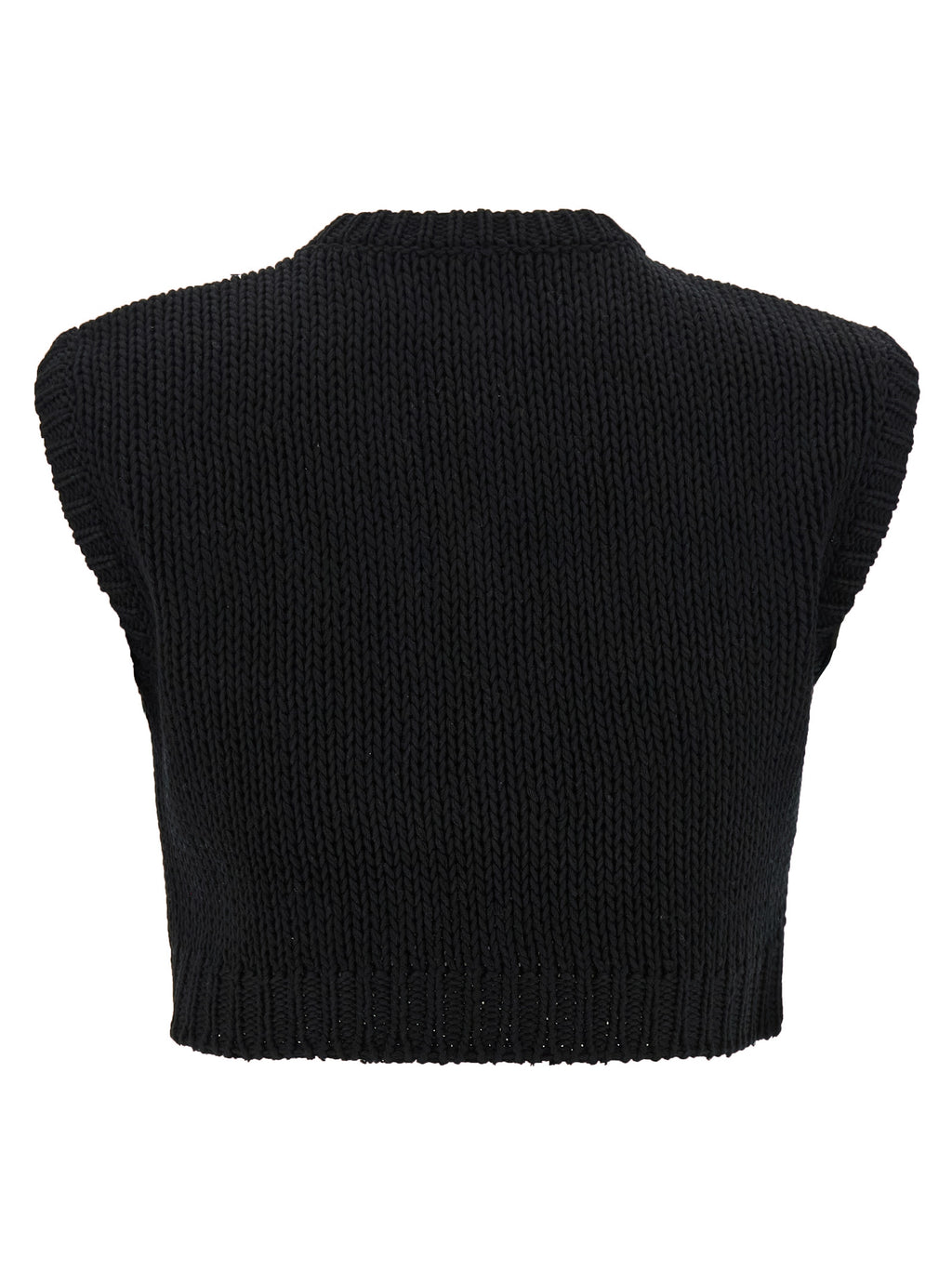 Max Mara Black Cotton Cardigan