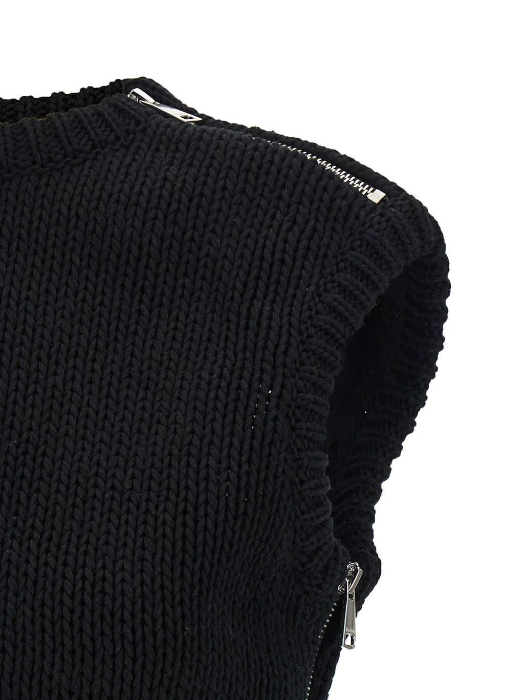 Max Mara Black Cotton Cardigan