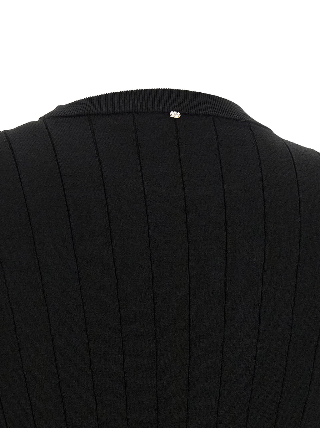 Sportmax Black Viscose Short Dress
