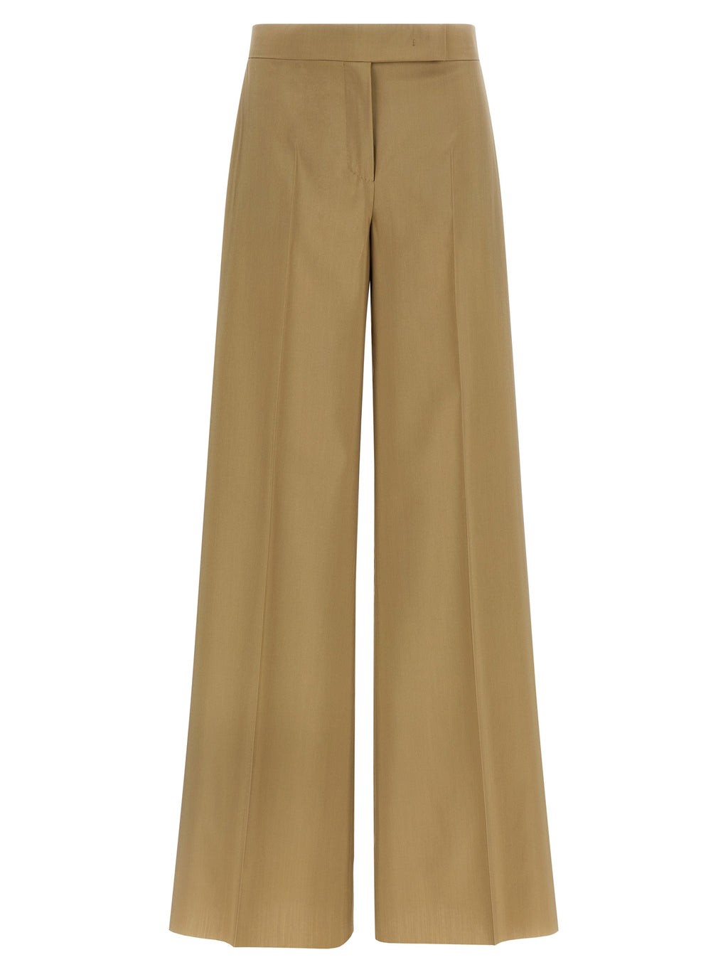 Max Mara Beige Virgin Wool Dress Pants