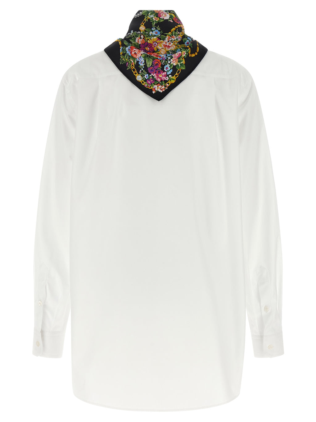 Dolce & Gabbana White Cotton Blouse