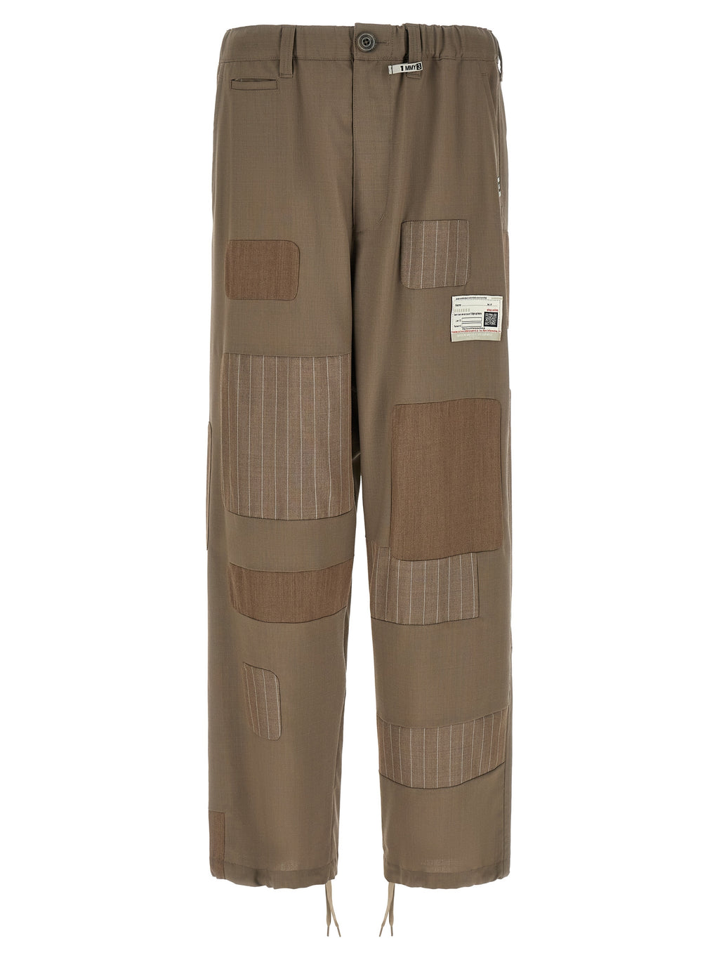 Maison Mihara Yasuhiro Beige Wool Casual Pants