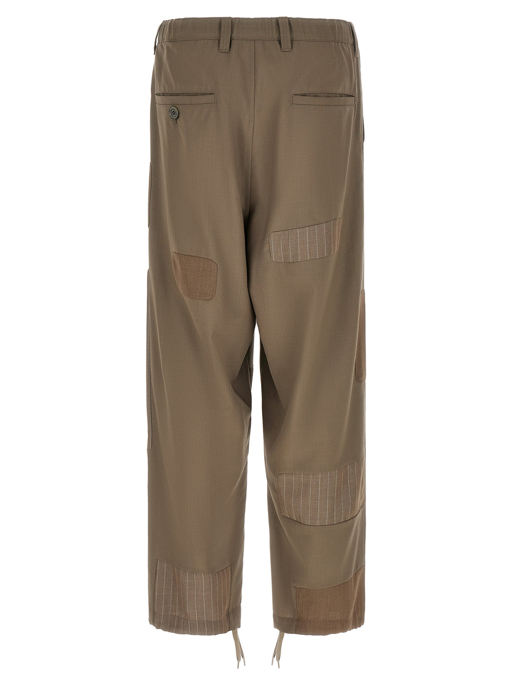 Maison Mihara Yasuhiro Beige Wool Casual Pants