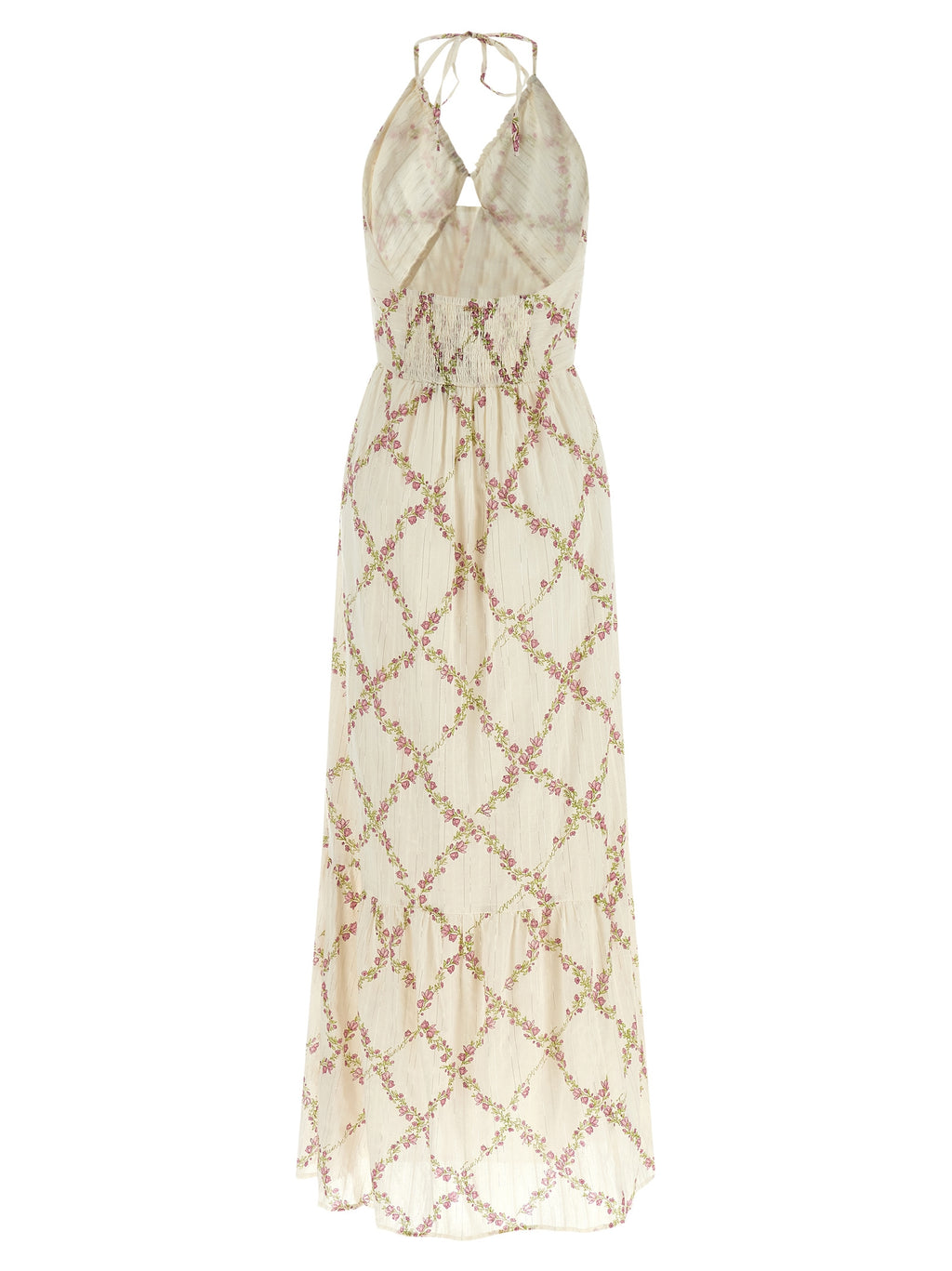 Twinset White Cotton Long Dress
